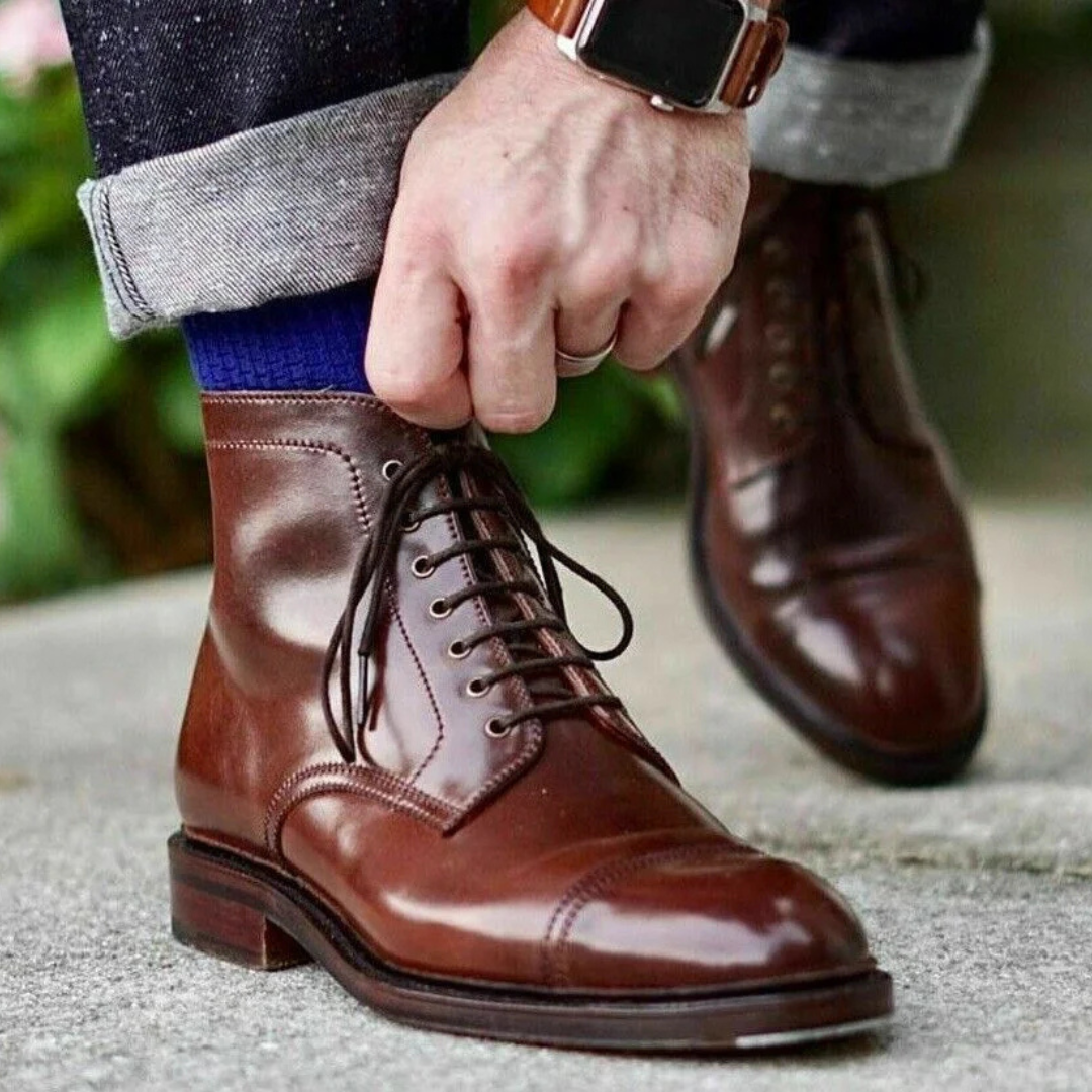 Baggott – Stilvoller Leder Stiefel