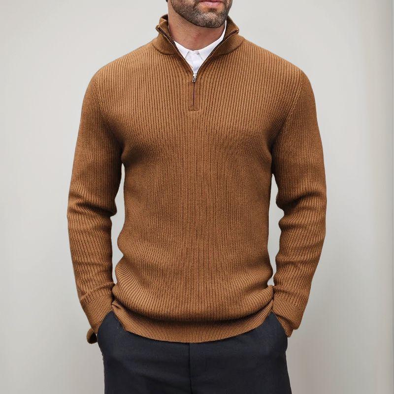Walhalla™-Pullover aus hochwertigem Rippstrick mit Rollkragen / Minimalistisches Design, makellose Struktur und eine beeindruckende Präsenz!
