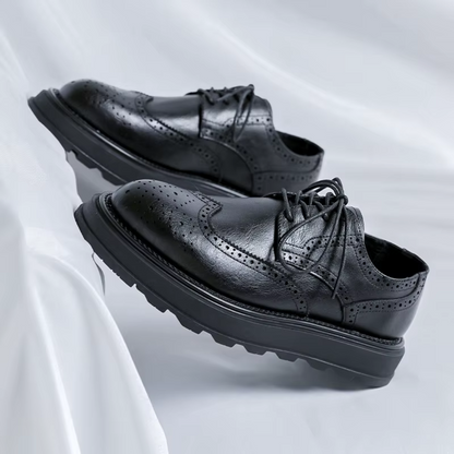 Alehan – Leder Derbys Mit Profilsohle