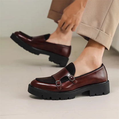 Bruce - Rutschfeste Loafer Aus Leder