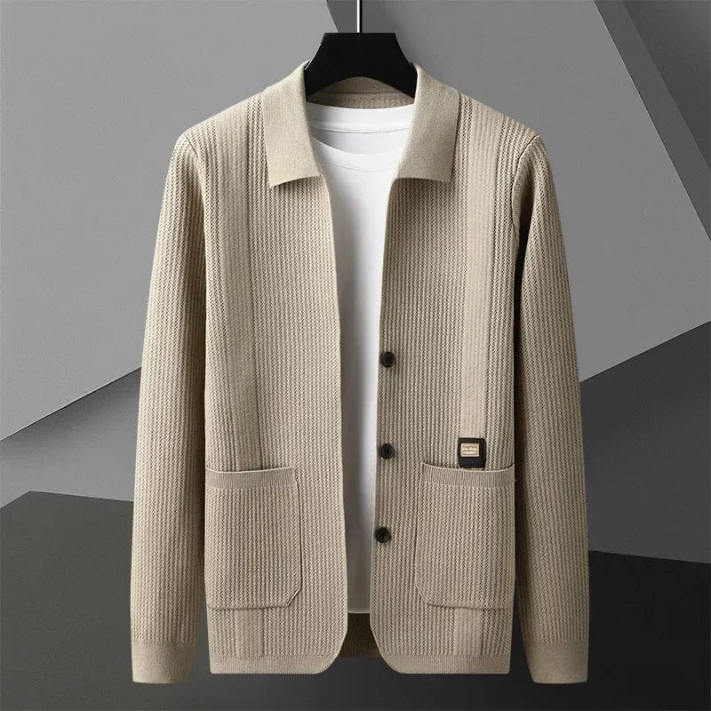 Nolan™ Strickjacke aus Strukturiertem Strick mit Hochwertiger Verarbeitung / Lässige Eleganz für Kühlere Tage!