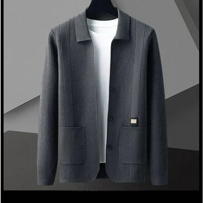 Nolan™ Strickjacke aus Strukturiertem Strick mit Hochwertiger Verarbeitung / Lässige Eleganz für Kühlere Tage!