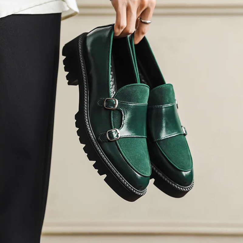 Bruce - Rutschfeste Loafer Aus Leder