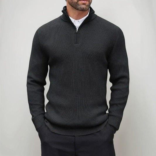 Walhalla™-Pullover aus hochwertigem Rippstrick mit Rollkragen / Minimalistisches Design, makellose Struktur und eine beeindruckende Präsenz!