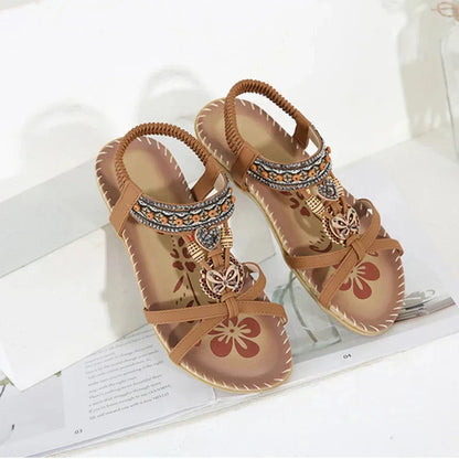 🔥 Sommer-Super-Sale: Jetzt 25€ sparen! 🌸2025 Trend-Sandalen im Boho-Chic