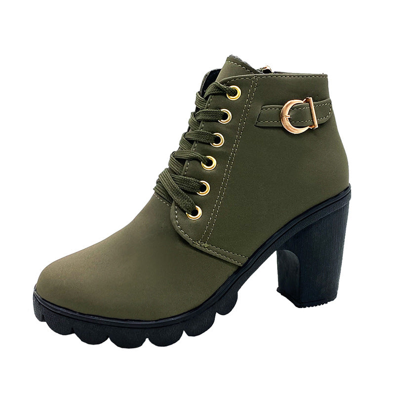 ✨2025 Neuheit für diesen Herbst:Damenstiefel mit klobigem Absatz