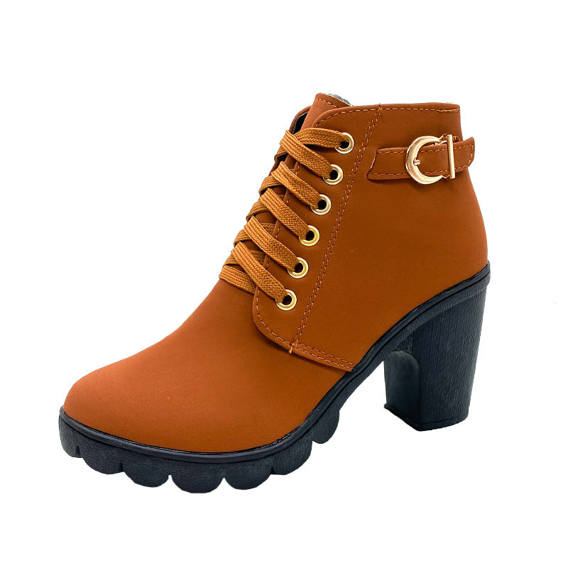 ✨2025 Neuheit für diesen Herbst:Damenstiefel mit klobigem Absatz