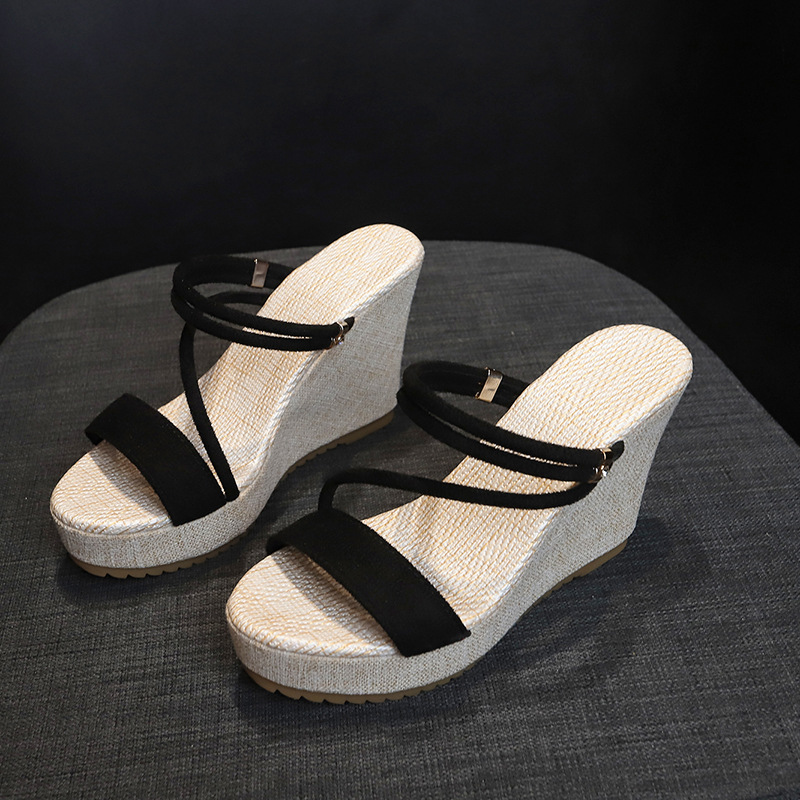 🔥-50% Aktion – Nur solange der Vorrat reicht⏳Keilplatform-Sandalen für Damen— Kostenloser Versand ab zwei Paaren